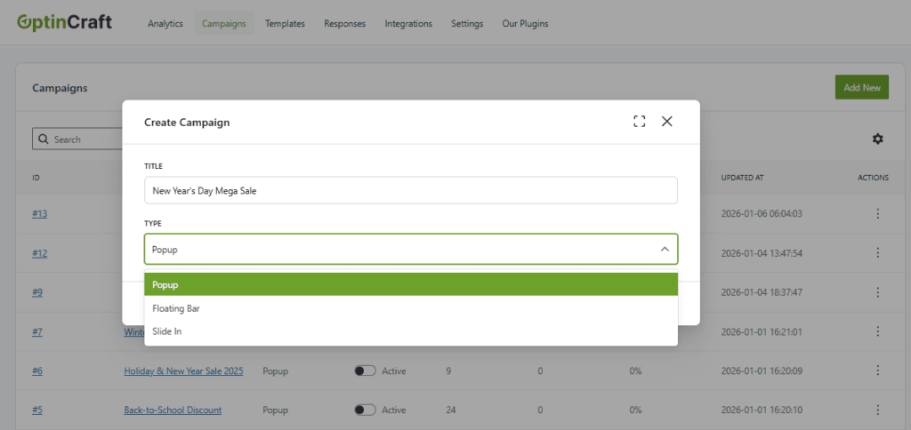 How to Show a Popup on Page Scroll with OptinCraft