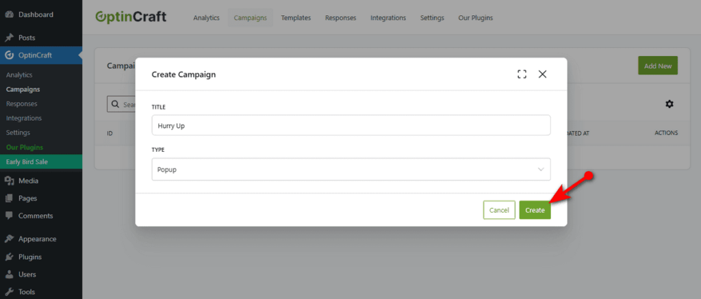 How to Create Campaigns with OptinCraft