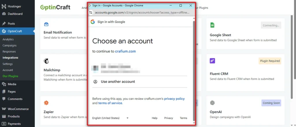 How to Integrate Google Sheet with a Popup Plugin