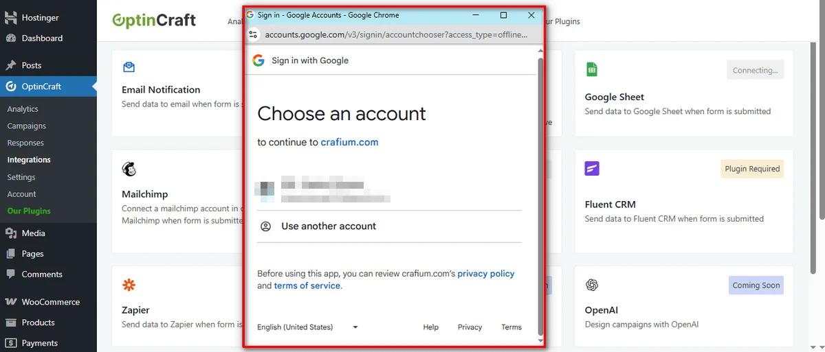 How to Integrate Google Sheet with OptinCraft