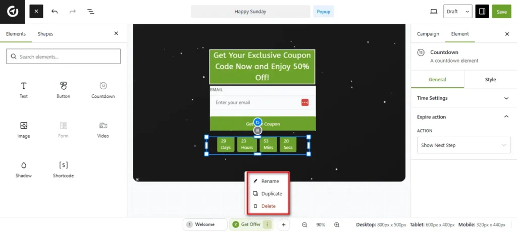 How to Create a Multi-Step Campaign with OptinCraft