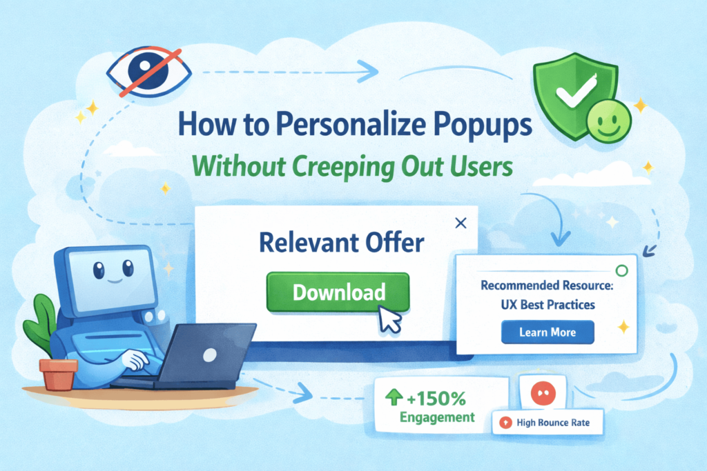How to Personalize Popups Without Creeping Out Users