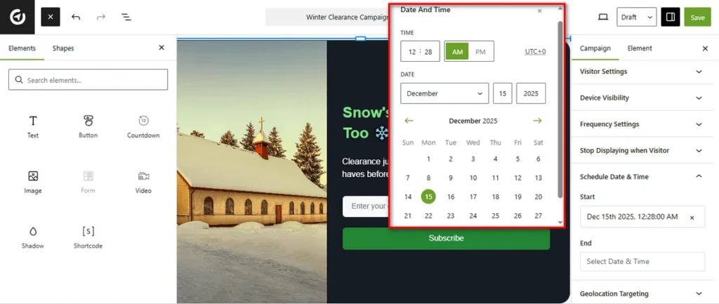 How to Schedule Your Campaign with OptinCraft