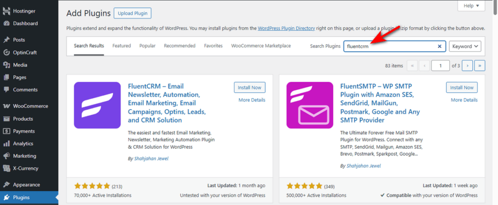 How to Integrate FluentCRM with OptinCraft