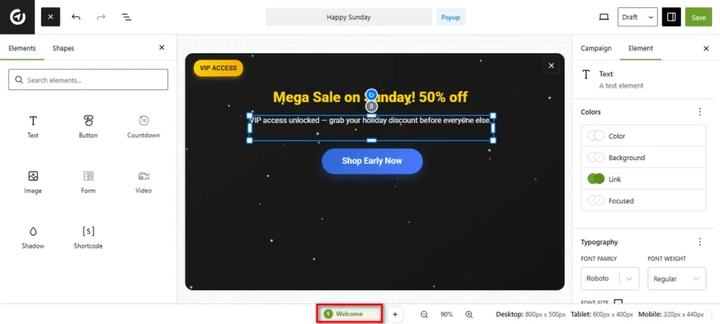 How to Create a Multi-Step Popup Campaign