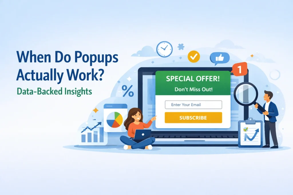 When Do Popups Actually Work? Data-Backed Insights
