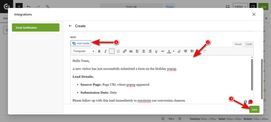 How to Integrate Email Notification with a Popup Plugin
