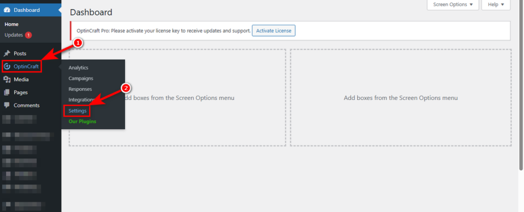 How to Activate OptinCraft Pro with a License Key
