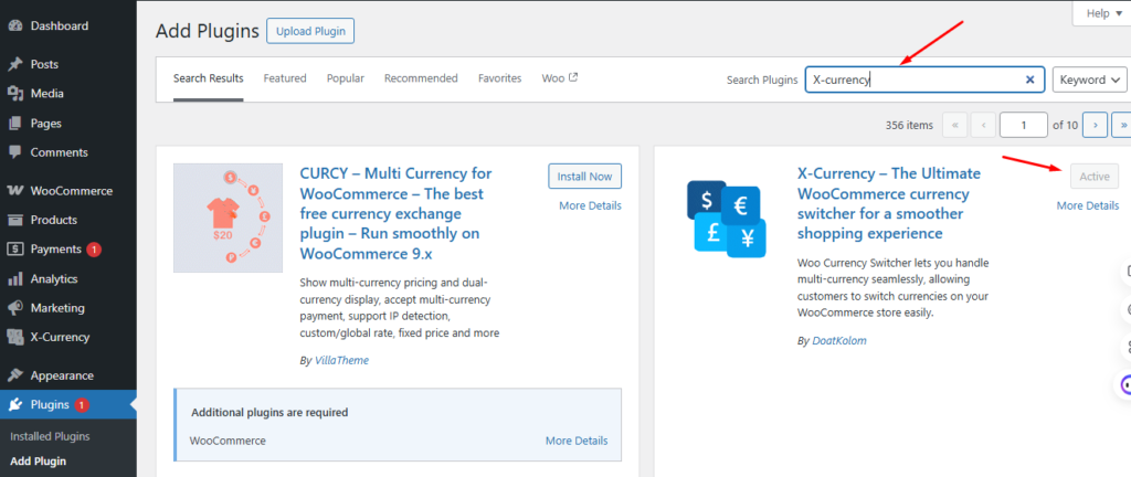 Installing & Activating X-Currency
