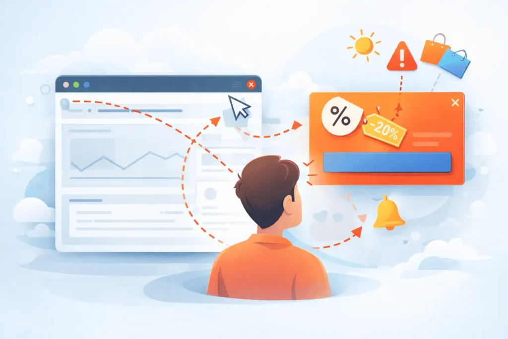 How Exit-Intent Popups Work