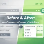 Before & After: WooCommerce Store With and Without Currency Switching