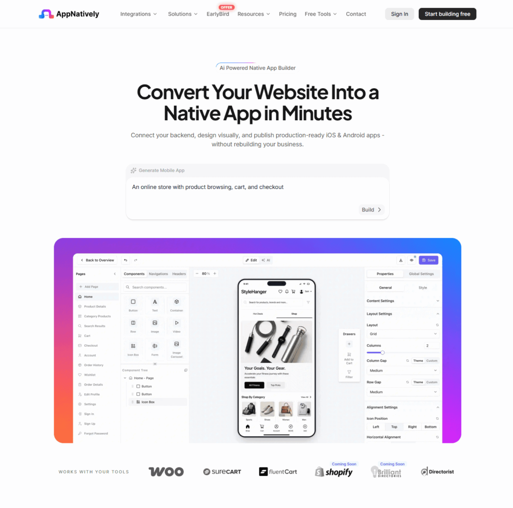 Best Mobile App Builder for Directory Websites