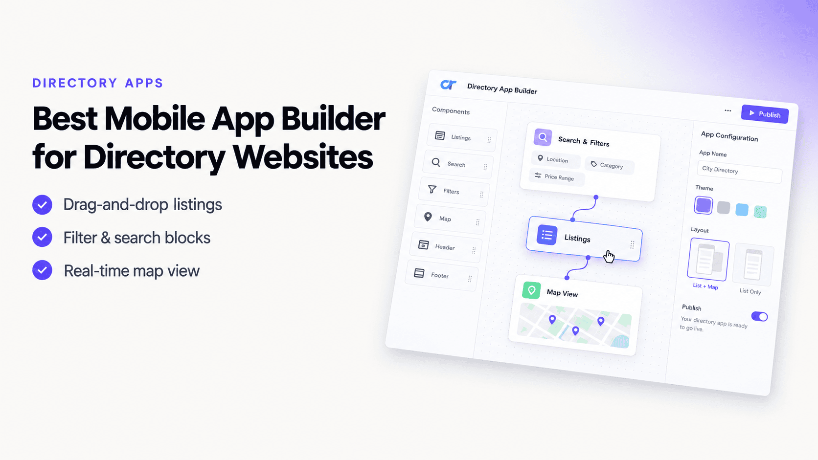 Best Mobile App Builder for Directory Websites in 2026 & Beyond