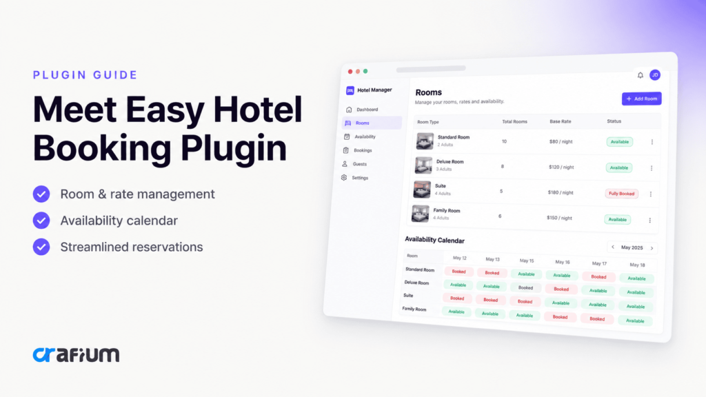Meet Easy Hotel Booking: WordPress Hotel Booking Plugin