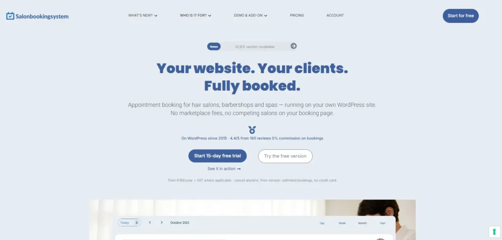 WordPress Booking Plugins for Spas and Wellness Centers 